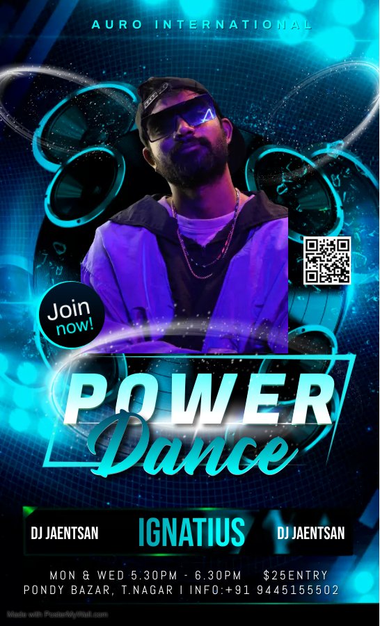 Power Dance Flyer - Made with PosterMyWall